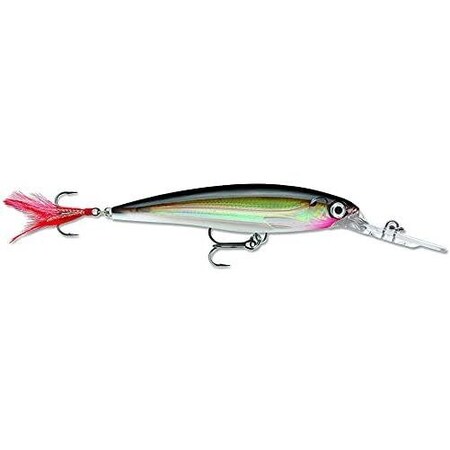 Rapala XRap Deep Crankbait 4, 716 Oz, Silver, Suspending XRD10S